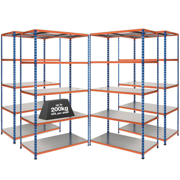 Heavy Duty 5 Shelf Storage Unit 1220 x 610 x 1830mm